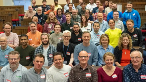 Group photo of DrupalCamp Scotland attendees